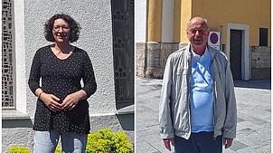 In ihren Konfessionen sind die evangelische Pfarrerin Dagmar Kreider (links) und der katholische Pfarrer Erich Loks verschieden. Doch ...