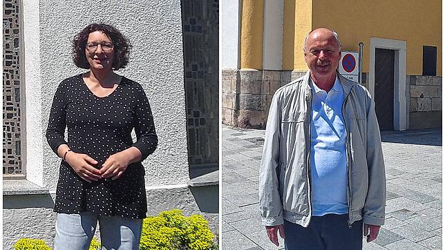 In ihren Konfessionen sind die evangelische Pfarrerin Dagmar Kreider (links) und der katholische Pfarrer Erich Loks verschieden. Doch ...