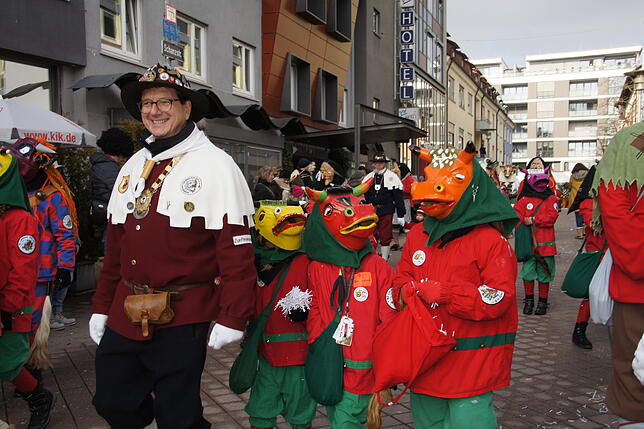 Bild 28: Bilder vom Kinderumzug zum Ringtreffen des Alemannischen Narrenrings am Samstag