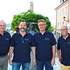 Narrenrichter Jürgen Koterzyna (links) mit einem Teil des Vorstands des Fördervereins Hans Kuony: Vorsitzender Markus Vollmer, der neu ...