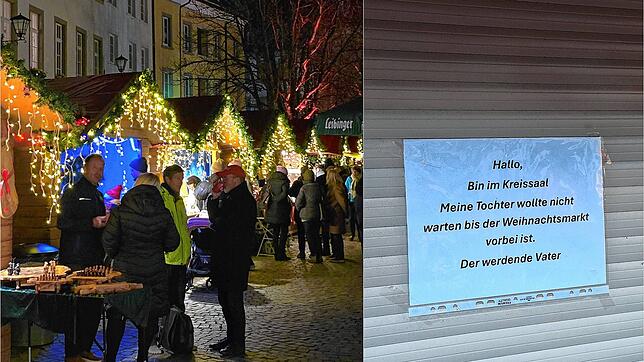 Einen wirklich guten Grund hatte ein Standbetreiber auf dem Weihnachtsmarkt, seinen Stand zu schließen.