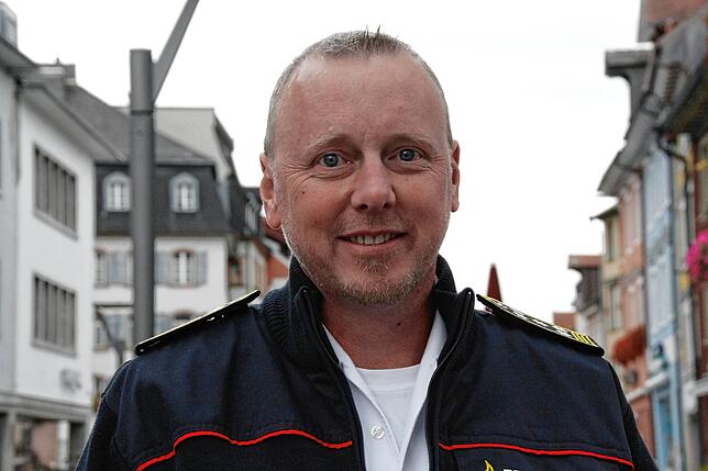 Feuerwehrkommandant Markus Megerle.
