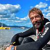 Der Freiburger Nikolay (Nik) Linder hat als erster Mensch den Bodensee schwimmend umrundet.