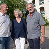 Laden zum ersten &bdquo;Marktplatz der guten Geschäfte&ldquo; ein: Rudolf Glöggler, Irmgard Teske und Michel Veysseyre vom MGH-Verein ...
