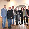 Angereist aus Waldshut-Tiengen: Die Künstler (von links) Peter Schütz, Josef Briechle, Wolfgang Mussgnug (Nördlingen), Ilse Werner, ...