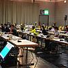 Der Gemeinderat tagt derzeit in der Messehalle A2, wegen der Corona-Regeln sind die Sitzungen im Rathaus nicht möglich.