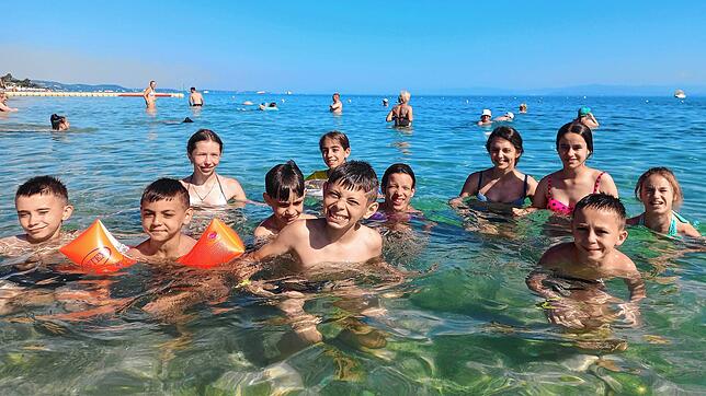 Diese Kinder machten über die Aktion Ferienfreiplätze im Jahr 2023 Urlaub am Bodensee (Archivbild).