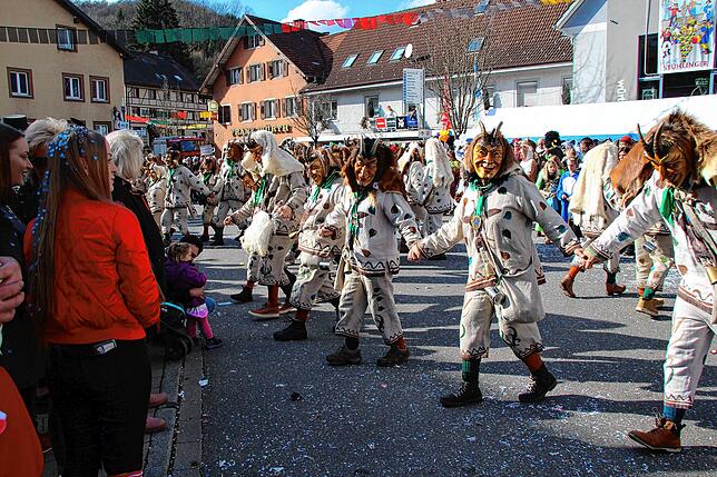 Die Geissenzunft Weizen ist 2025 Ausrichter des Kleggau-Narrentreffens. (Archivbild)