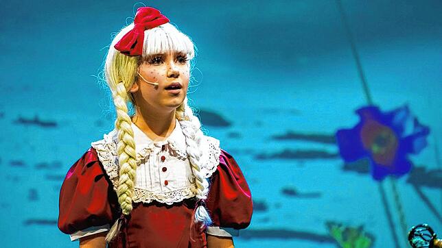 Die Rolle der Luella im Musical Tommy Tailors Traumfabrik ist mit drei echten Ausnahme­­talenten besetzt &ndash; Phoebe Kessler aus ...