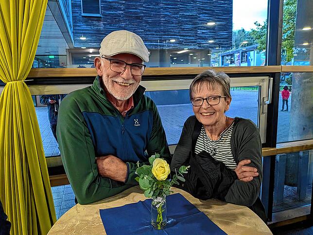 Hubert und Elisabeth Basler sind sehr zufrieden mit Joachim Burger als Bürgermeister.