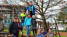 v.ln.r. Josef Grabmann, Elija Schrempp, Jonah Schrempp, Marius Nagel, Linda Grabmann, Valentin Golz, Linda Grabmann, Carolin Schrempp, ...