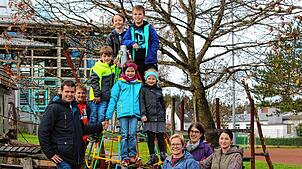 v.ln.r. Josef Grabmann, Elija Schrempp, Jonah Schrempp, Marius Nagel, Linda Grabmann, Valentin Golz, Linda Grabmann, Carolin Schrempp, ...