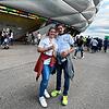 Markus Dilger war mit seiner Freundin Jessica beim Eröffnungsspiel der Fußball-Europameisterschaft in München.