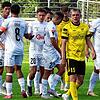 Jubel bei den Villinger Spielern nach dem Treffer zum 2:0 durch Fabio Pfeifhofer (rechts). Foto: Eugen Fischer