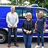 Beim Besuch der CDU-Landtagsabgeordneten Sabine Hartmann-Müller (Mitte) stellte der stellvertretende Ortsbeauftragte des THW, Sherepreet ...