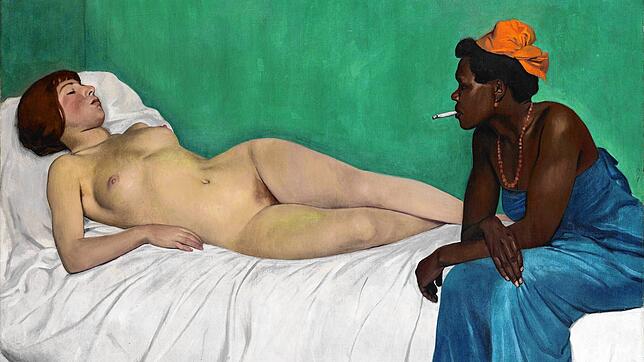 Félix Vallotton: „La blanche et la noire“ (1913).