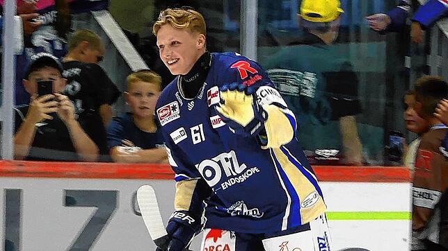 Die neue Nummer 61 der Schwenninger Wild Wings: Der gebürtige Freiburger Niclas Hempel hofft auf viele Einsätze für sein Team.