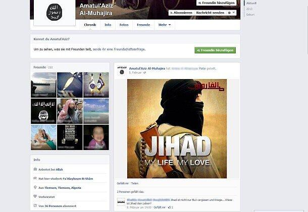 Ein Screenshot vom inzwischen abgeschalteten Facebook-Account von Sarah O.