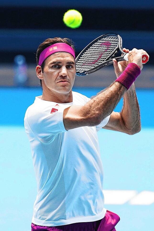 Tennis-Ass Roger Federer, 39, aus der Schweiz erringt immer noch Siege.
