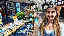 Bleibt die junge Generation draußen? Lena Haas am Markdorfer Untertor. Die Studierende hatte für den Gemeinderat kandidiert. Es ärgert ...