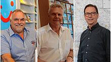 Sie kennen die aktuelle Situation gut: Christian Lobert, Rainer Schey und Matthäus Kögel (von links). Und sie wissen: Die Preise sind ...