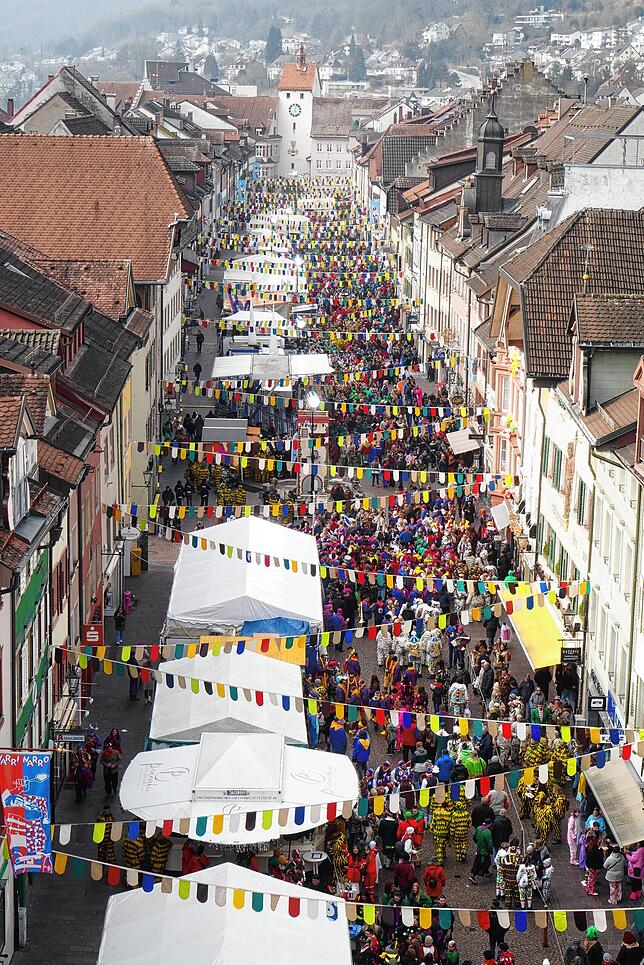 Bild 2: Narren, Kostüme und Stimmung: Die Highlights des Narrentreffens in Waldshut in Bildern