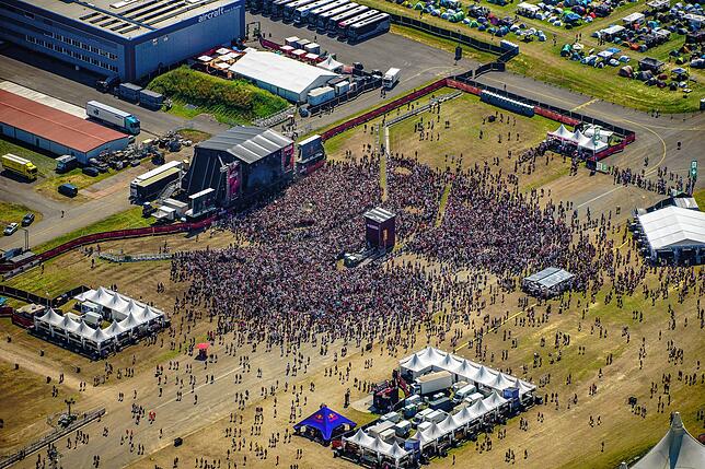 Bild 8: Beeindruckende Luftaufnahmen vom Southside-Festival 2025