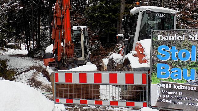 Im Hännemer Wald hat der Breitbandausbau für den Abschnitt Hänner-West begonnen.