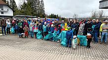 Groß war die Beteiligung an der Höchenschwander Dorfputzete. Foto: Stefan Pichler