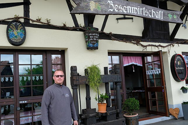 Ab Samstag können Gäste in der Besenwirtschaft von Stefan Siebenhaller in Kippenhausen einkehren.