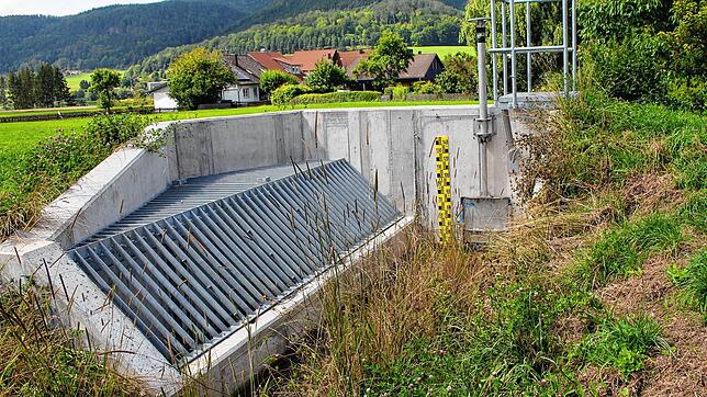 Hochwasserschutz für den Immendinger Ortsteil Hintschingen ist bereits realisiert. Am Talgraben entstand ein Einlaufbauwerk, das ...