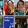 Auch Mitglieder der Stadtmusik Bonndorf haben sich an der &bdquo;Flashmob&ldquo;-Aktion am Sonntag beteiligt.