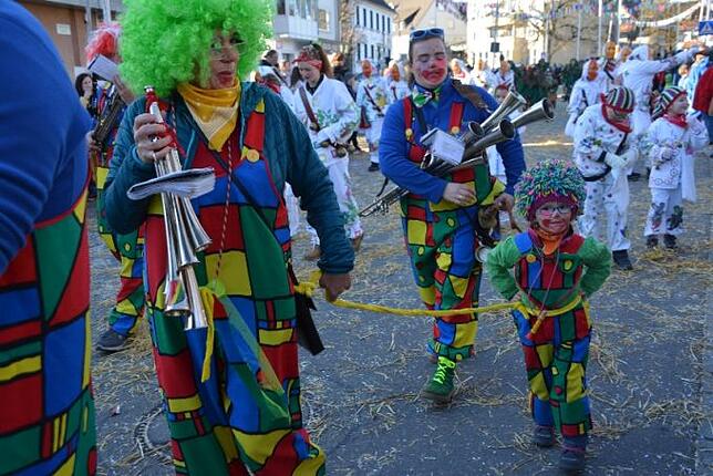 Bild 16: Bilder vom Narrentreffen der Urviecher-Zunft Bad Dürrheim: Großer Festumzug (5)