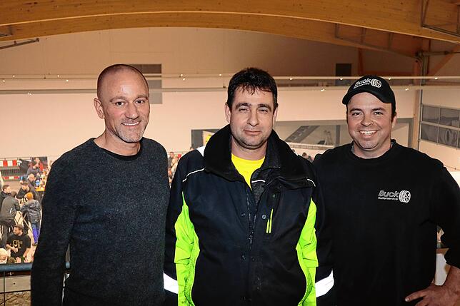 Martin Mahl aus Stetten am kalten Markt, Tobias Moser aus Obernheim und Markus Buck aus Schwenningen (von links) sprachen am ...
