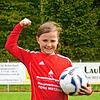 Startklar ist auch Rosalie Vogt von der Jugend des FC Bergalingen.