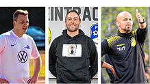 Drei Trainer, die sich zwei Spieltage vor Saisonende in der Kreisliga A 1 noch berechtigte Hoffnungen auf den Bezirksliga-Aufstieg ...