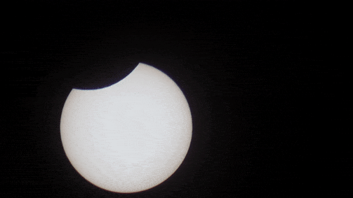 Bild : Bilder und ein Video von der Sonnenfinsternis über VS-Villingen