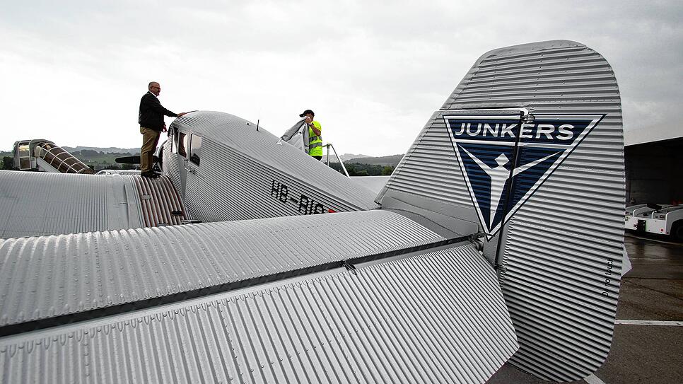 Die Replika der Junkers F 13 am Flughafen Altenrhein. Nur der neue Sternmotor unterscheidet sich von dem ursprünglichen Reihenmotor.