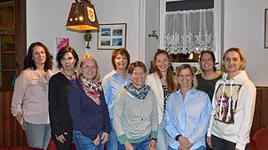 Die Landfrauen Obermettingen (von links): Linda Burger (Vorsitzende), Dorothea Appelhans (Schriftführerin), Waltraud Lüber-Malzacher ...