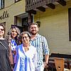 Sie sind die neuen Besitzer des Gasthofs &bdquo;Forelle&ldquo; im Groppertal (von links): Pelagia Papadopoulou, Eirini Kaskoglu, ...