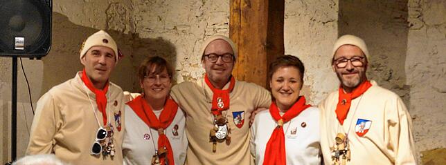 Geehrte von links Florian Amrein (silber), Melanie Böse (Bronze), Florian Schwald (silber),Rebecca Ehmig (Bronze), Stephen Vatter ...