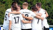 Jubelnde Hilzinger gab es zuletzt selten zu sehen. Am Kirchweih-Spieltag war es nach dem Sieg gegen Immenstaad wieder soweit.