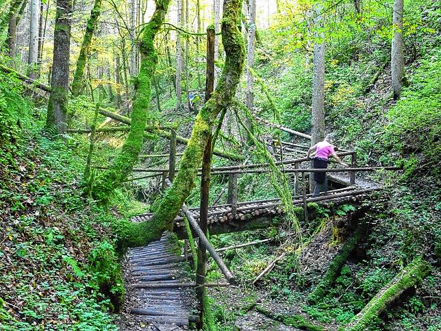 Richtig eng geht zum Teil in der Engeschlucht her.