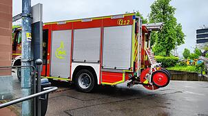 Zu einem Einsatz am Bahnhof Waldshut rückte die Feuerwehr Waldshut -Tiengen am Freitag aus.