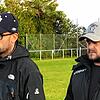 Traten von ihrem Traineramt beim FV Marbach zurück: Fabian Schwarz (links) und Patrick Fleig.