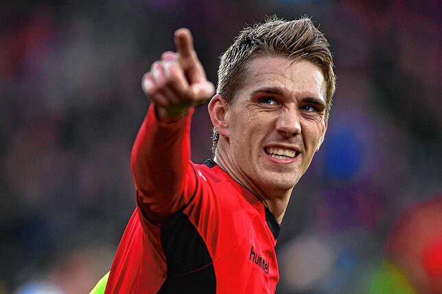 Nils Petersen traf das zwischenzeitliche 1:1.