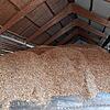Einen Haufen Hackschnitzel in der Lochmühle zum Füttern des Nahwärmenetzes. Die Hackschnitzel kommen aus den Wäldern Eigeltingens. Im ...