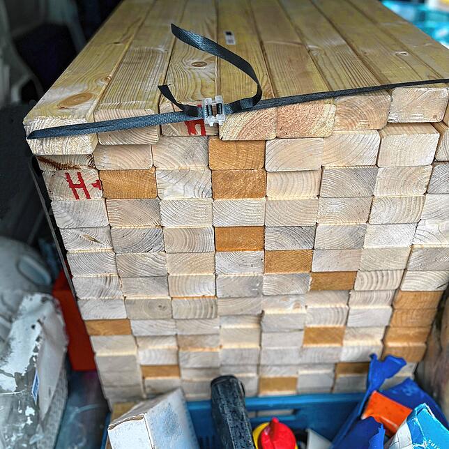 Das ist kein einfacher Holzstapel...