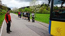Die Unterkirnacher Tauzieher mit Trainer Jürgen Weißer (links) machen sich im Mai dieses Jahres für die erste und einzige Probe für ihre ...