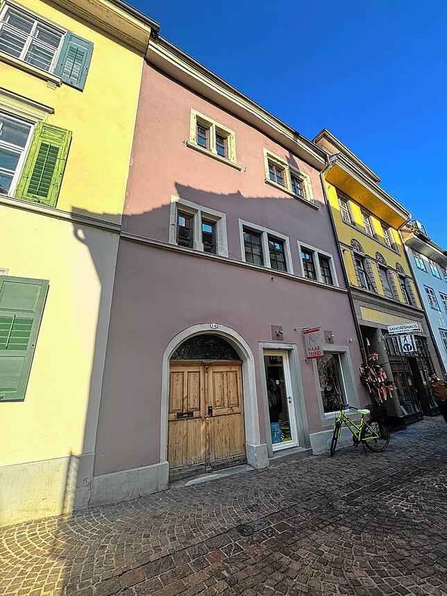 Das Haus in der Münzgasse 14 von vorne.